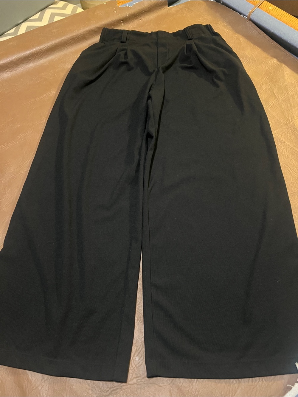 HALARA Black Wide-Leg High-Rise Pants